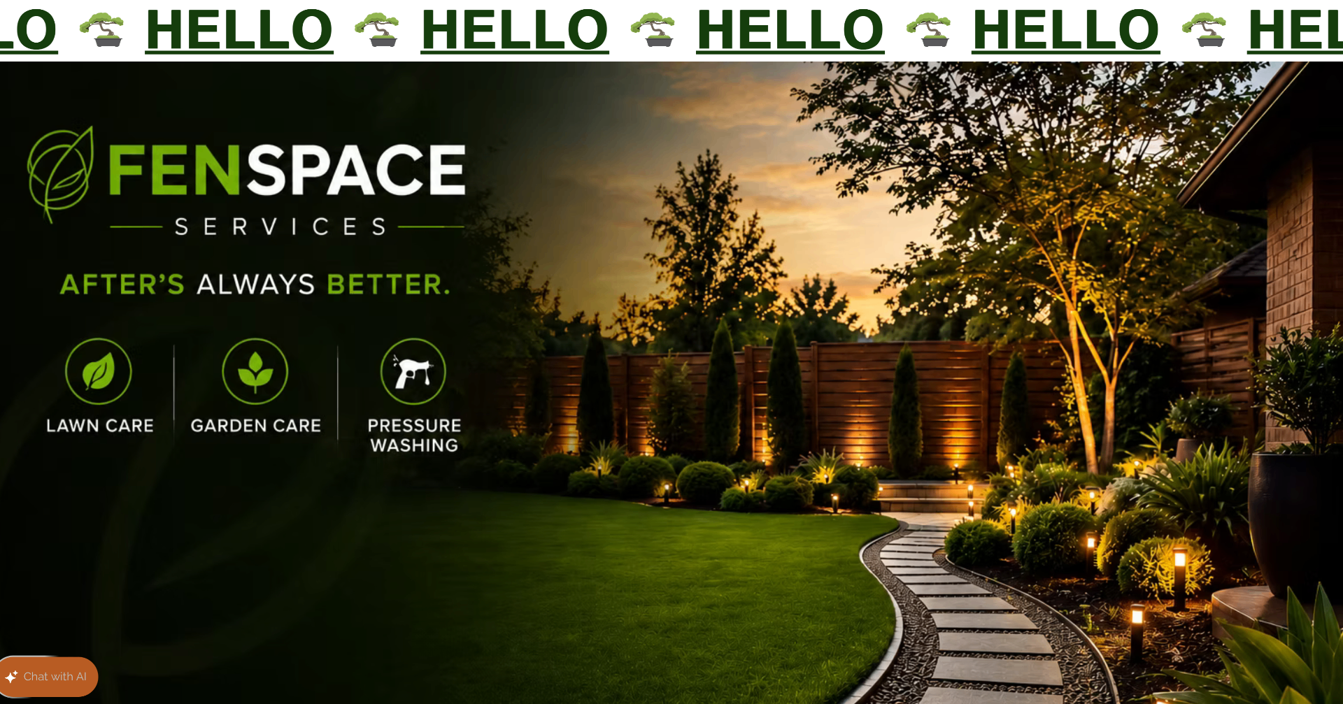 Fenscape Services website preview
